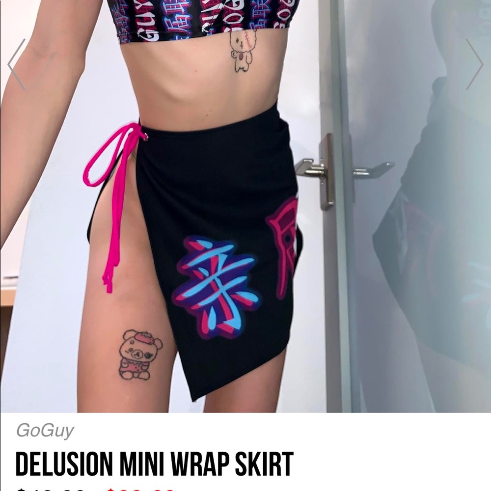 Mini Wrap Skirt